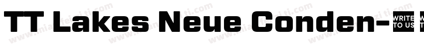 TT Lakes Neue Conden字体转换